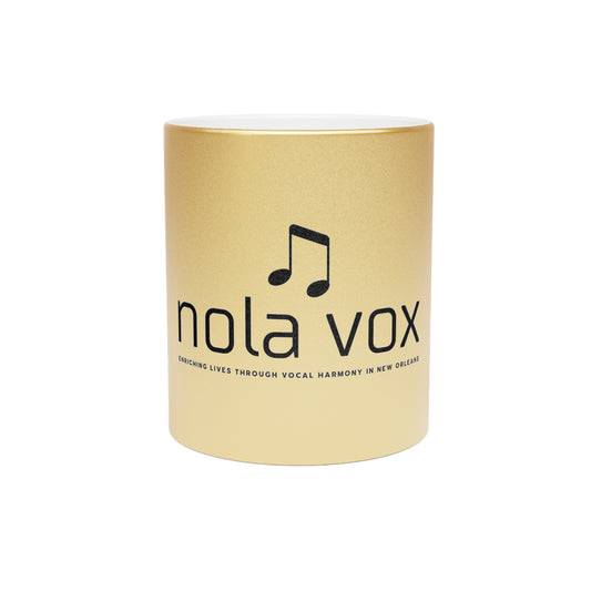 Nola Vox Gold Metallic Mug