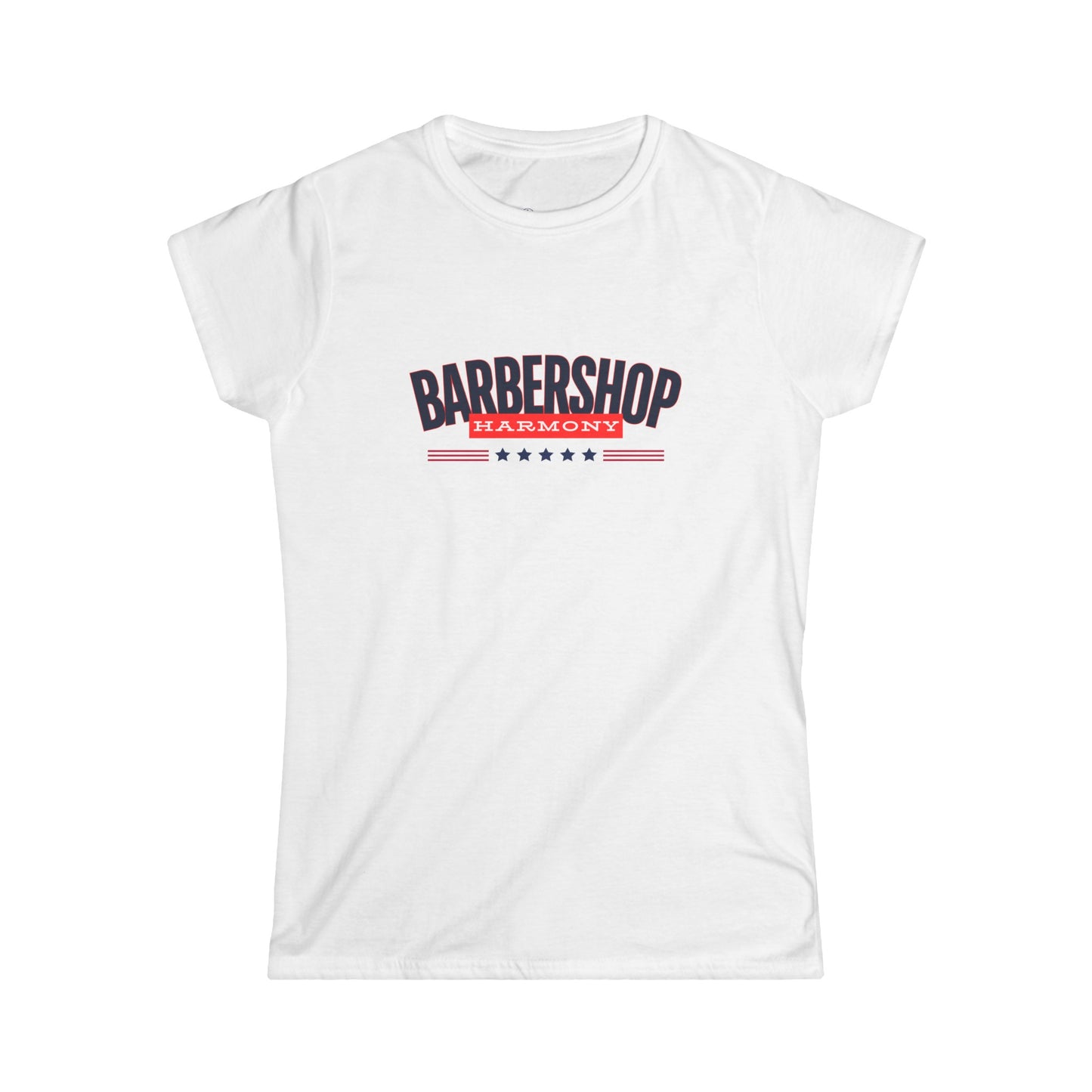 Women's Red White & Blue Barbershop Harmony - T-Shirt