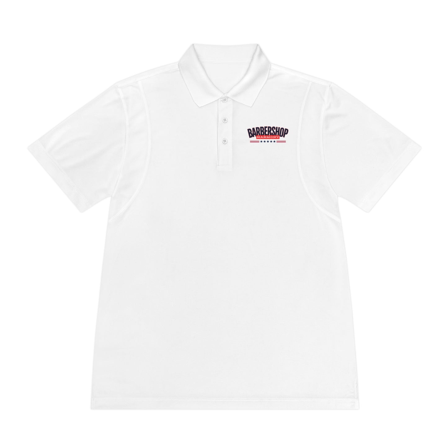 Red, White, & Blue Barbershop Harmony Men's Sport Polo Shirt