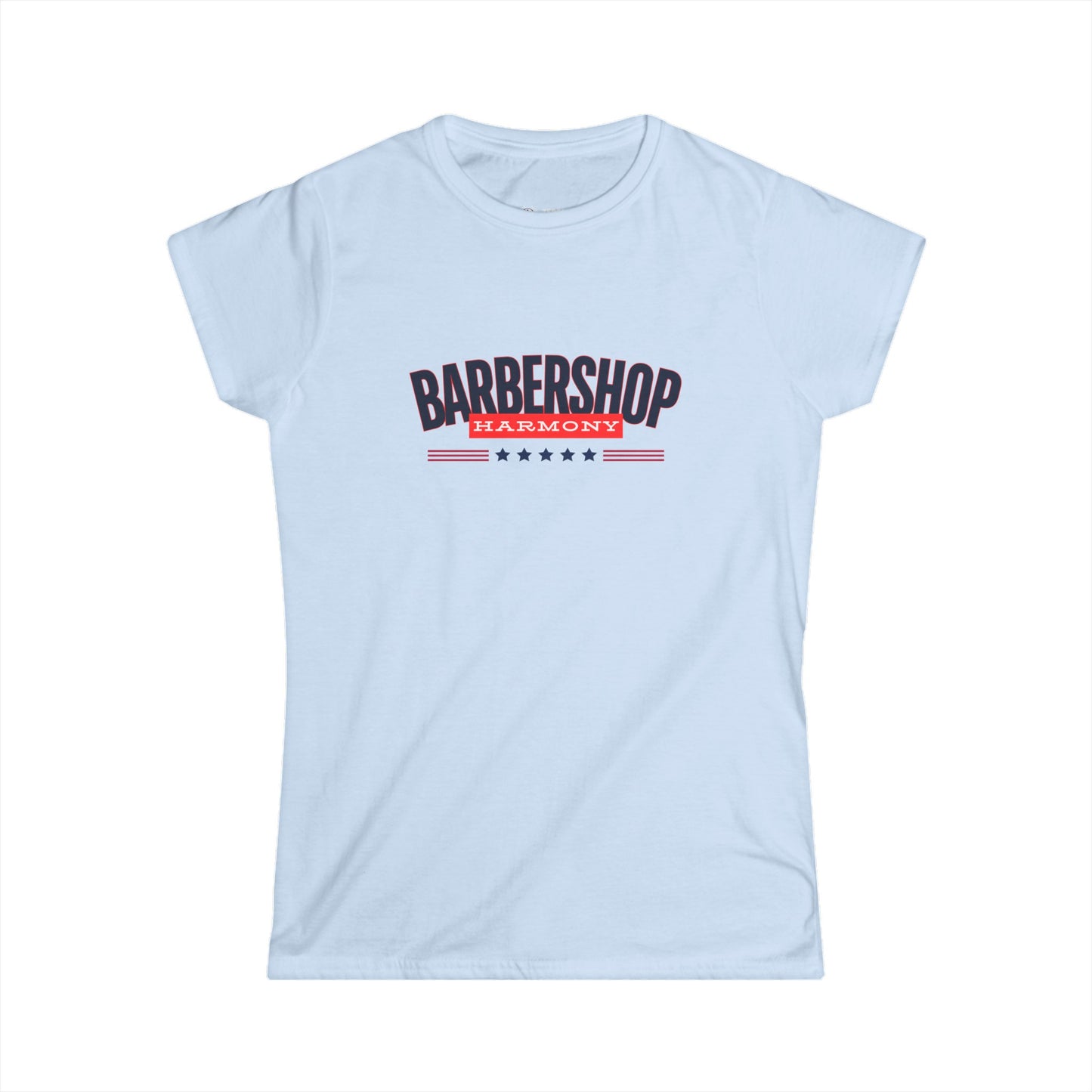 Women's Red White & Blue Barbershop Harmony - T-Shirt