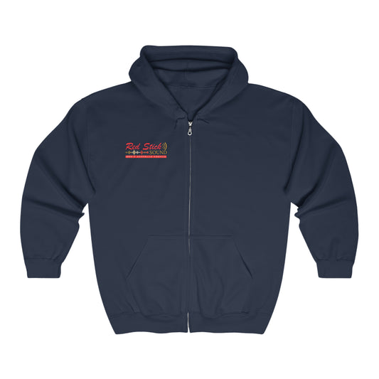Red Stick Sound - Full Zip Hooded Sweatshirt