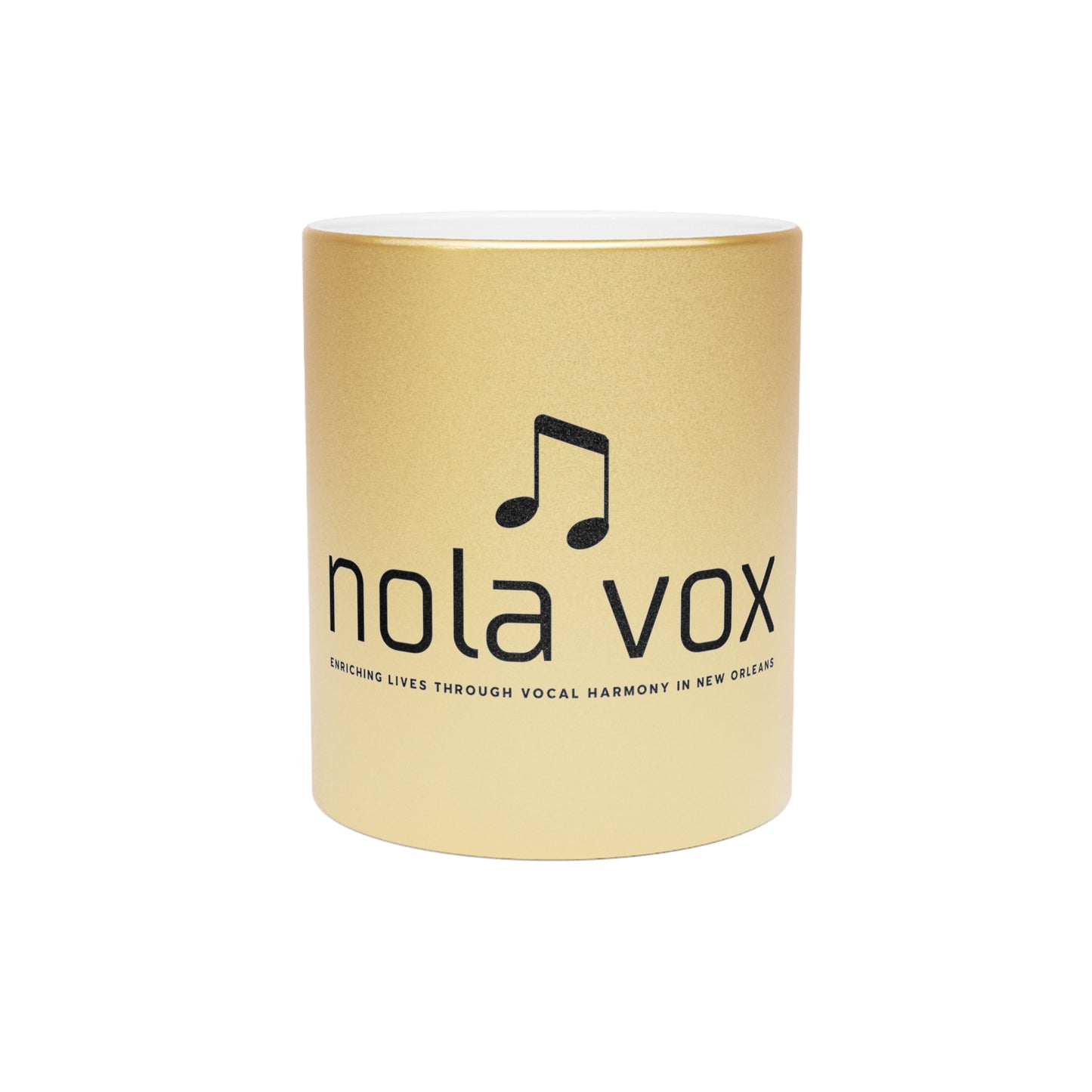 Nola Vox Gold Metallic Mug