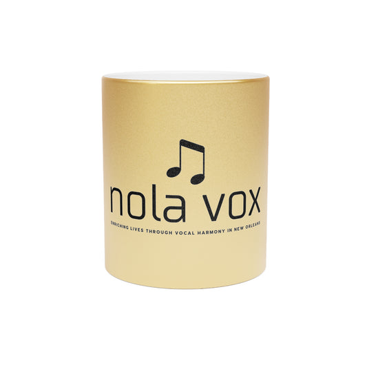 Nola Vox Gold Metallic Mug