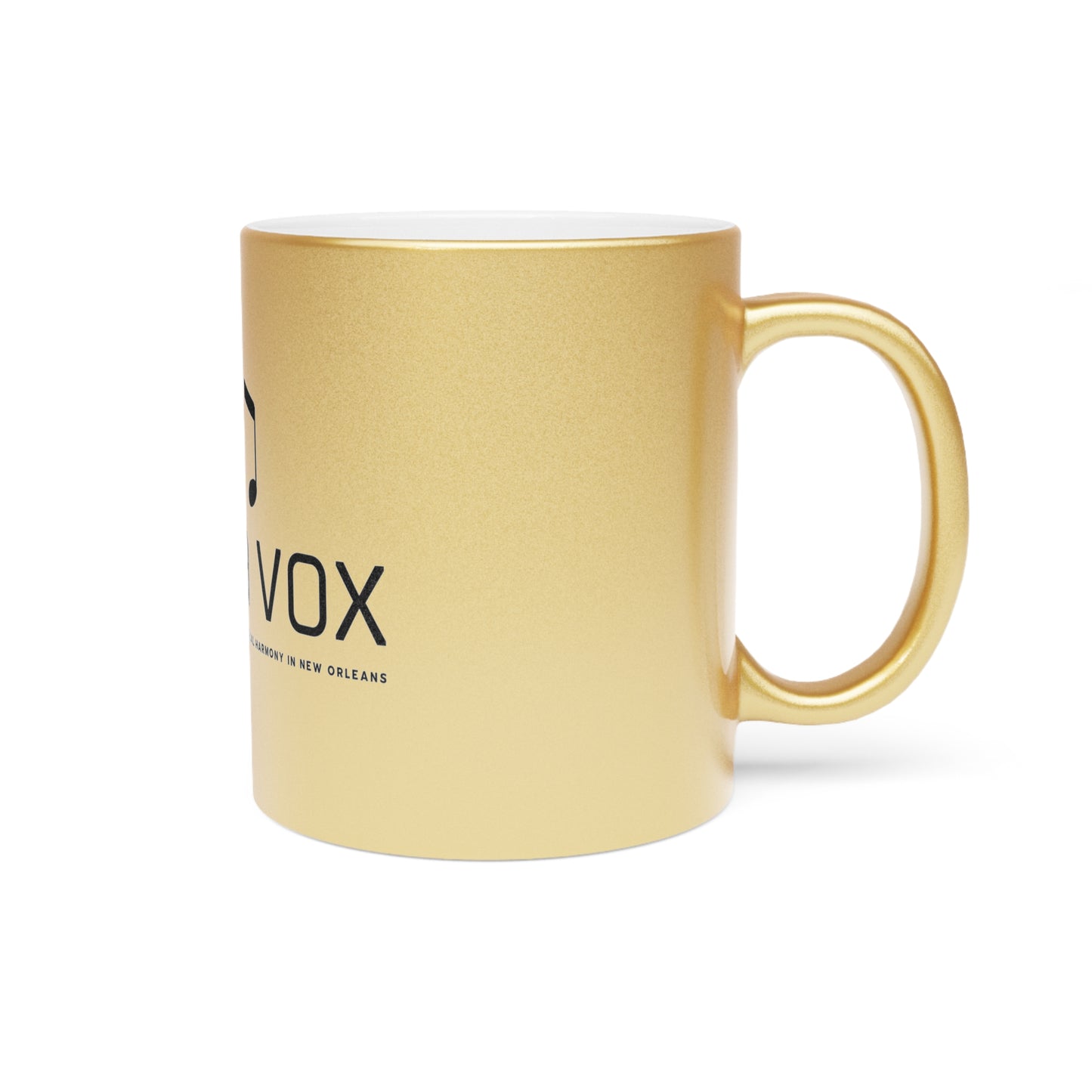 Nola Vox Gold Metallic Mug