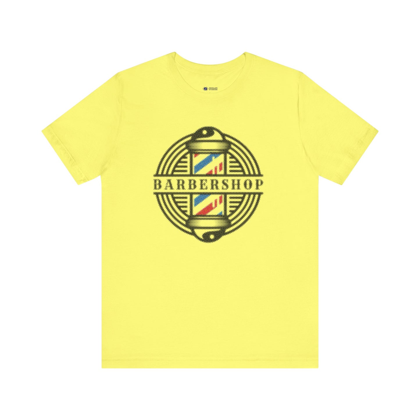 Barbershop Halftone Short Sleeve Tee