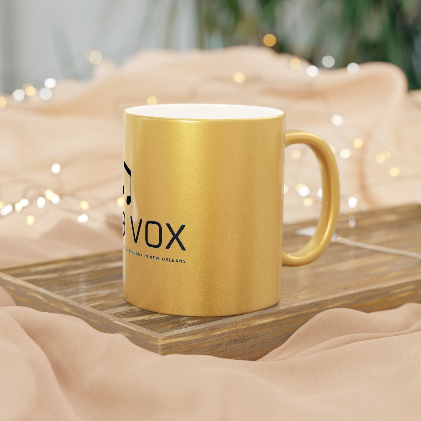 Nola Vox Gold Metallic Mug