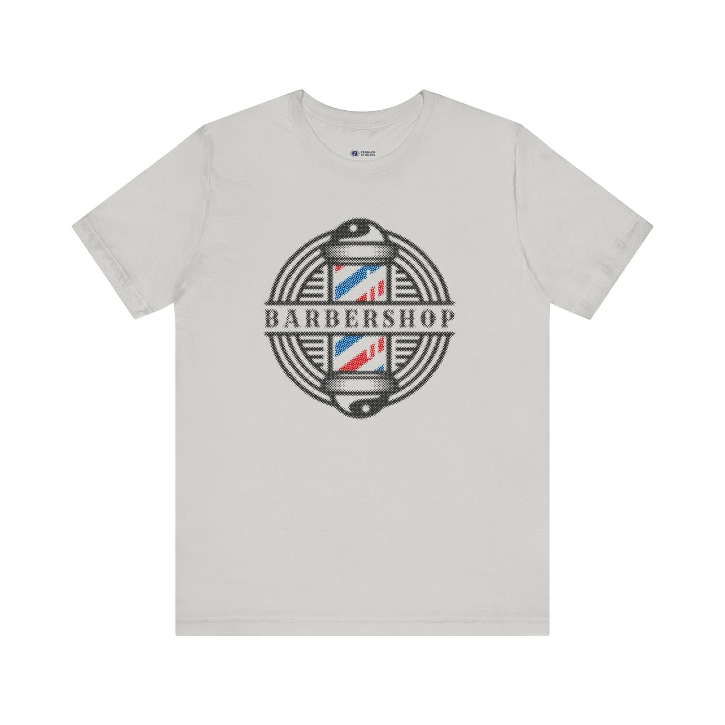 Barbershop Halftone Short Sleeve Tee