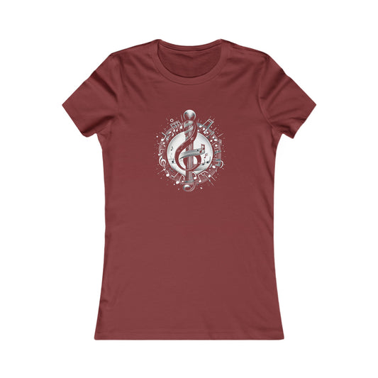 Women's -  The Treble Clef Music T-shirt