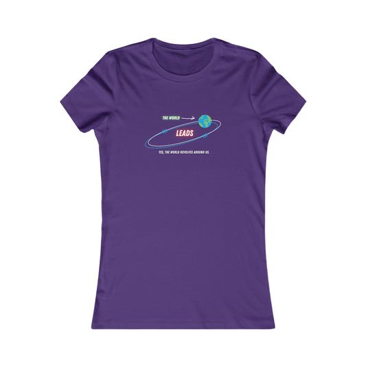 Women's - The World Revolves Around the Leads! Barbershop T-Shirt