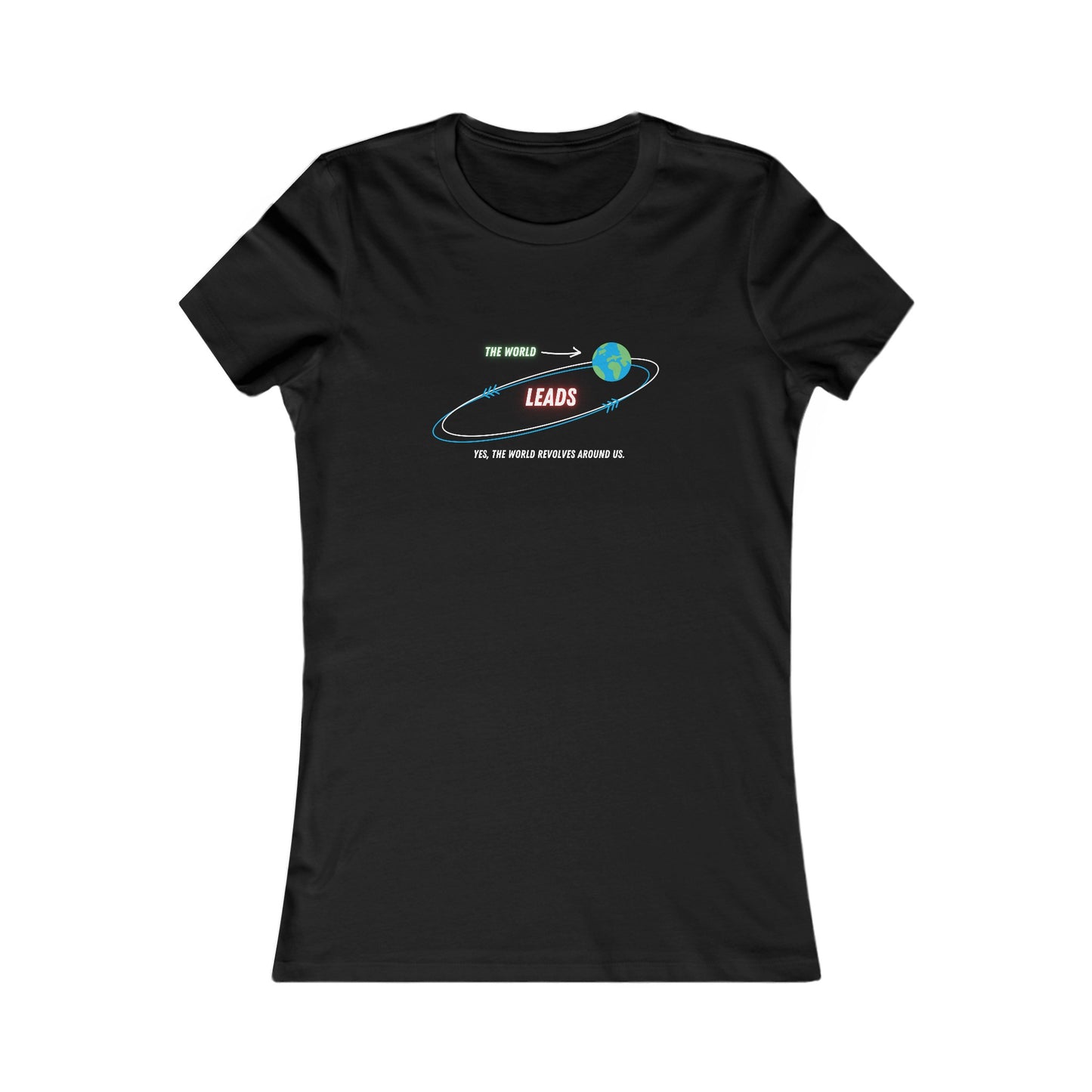 Women's - The World Revolves Around the Leads! Barbershop T-Shirt